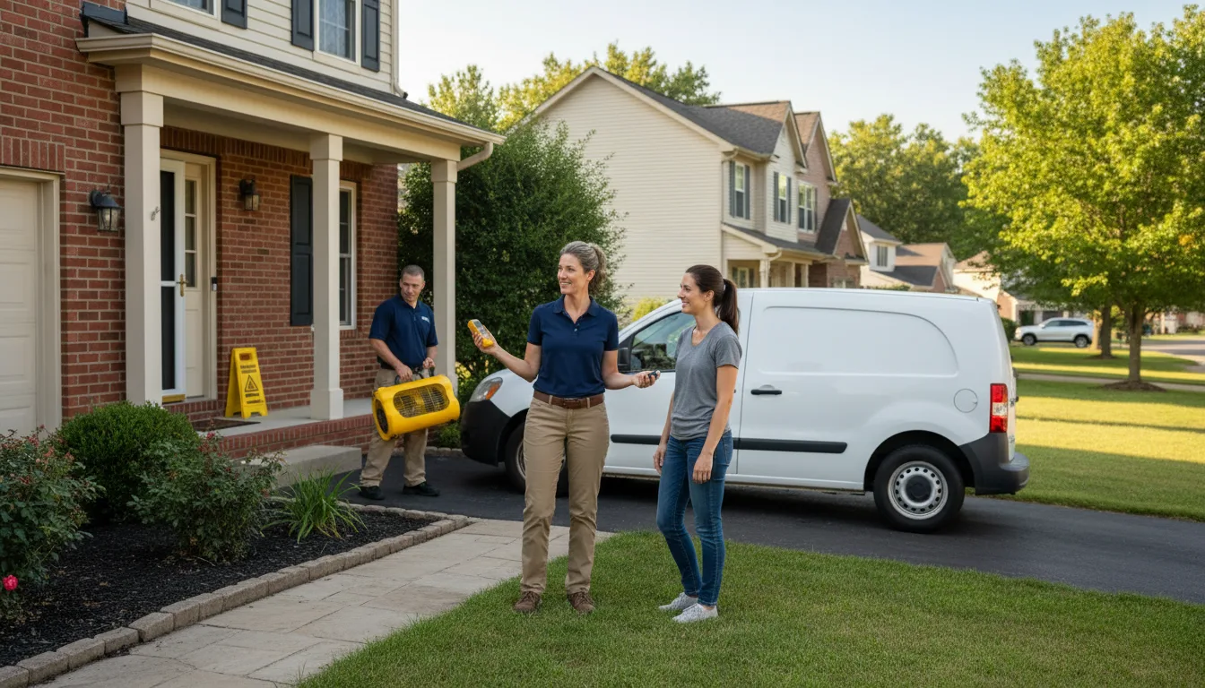 Water restoration image for Water Damage & Restoration Services in Boxford, MA